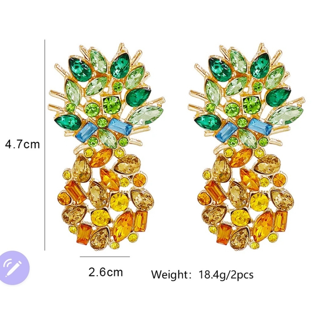 Baublebar Authentic Pineapple Earrings - image 5